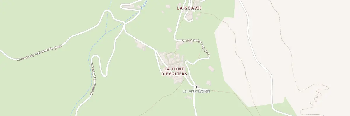 Plan du 33A Che des Pressoirs à Eygliers