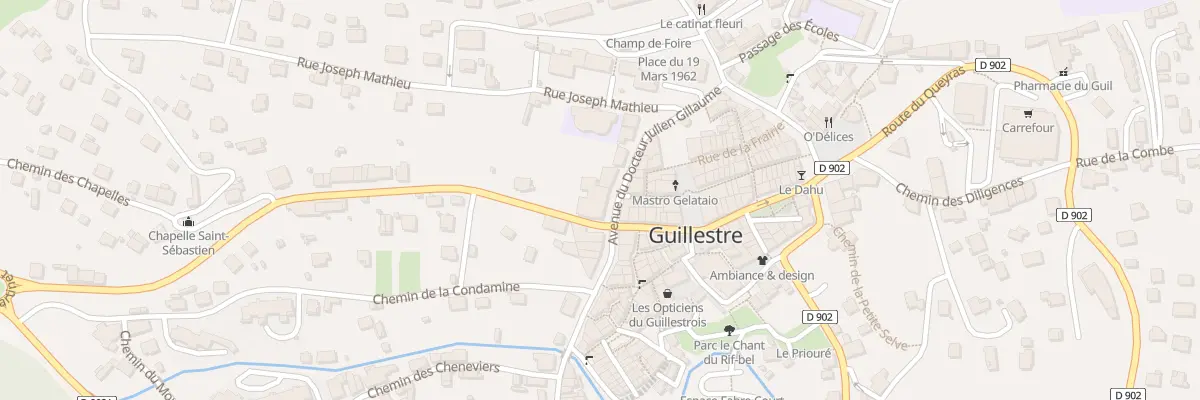 Plan du 12 Av Doc Julien Guillaume à Guillestre