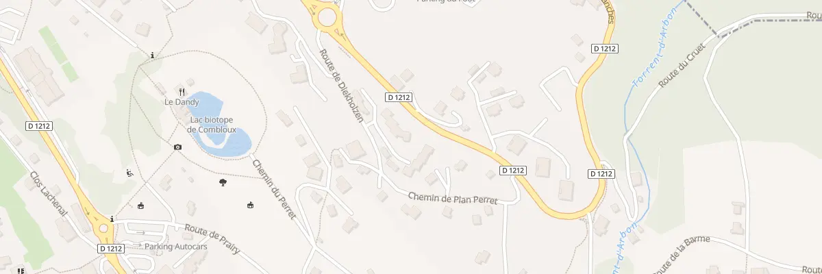 Plan du 131 Rte de Diekholzen à Combloux