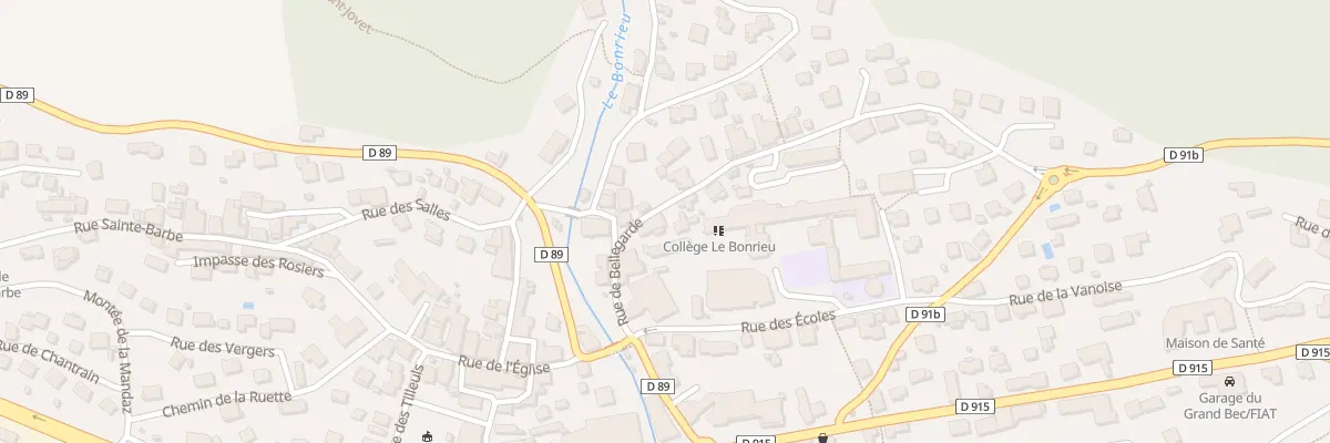Plan du 5167 La Cassaudiere à Bozel