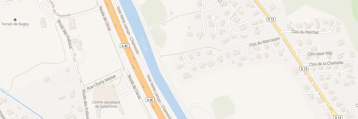 Plan du 280 Clos du Marcassin à Sallanches