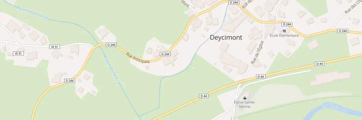 Plan du 14 Rue Principale à Deycimont