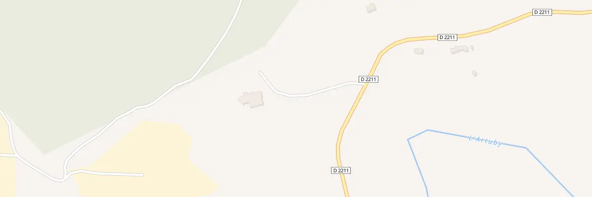 Plan du 575 Rte Départementale 2211 à Valderoure