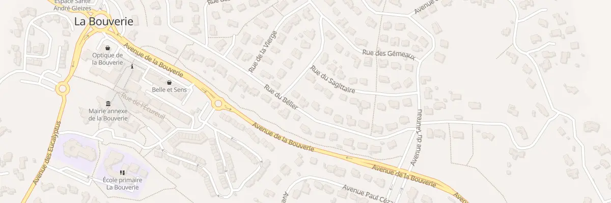 Plan du 66 Rue du Belier à Roquebrune-sur-Argens