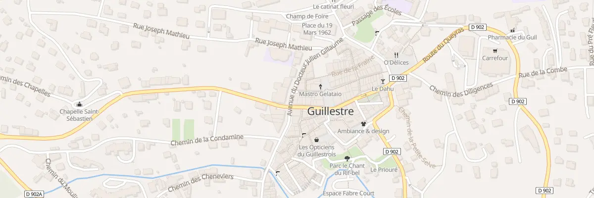 Plan du 17 Av Doc Julien Guillaume à Guillestre