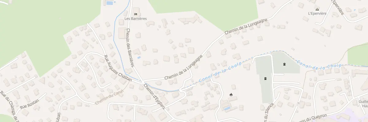 Plan du 113 Che de la Longeagne à Guillestre