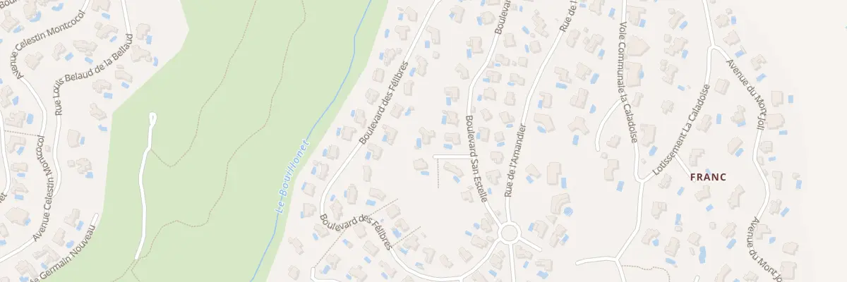 Plan du 4 Che l’Escandihado à Sainte-Maxime