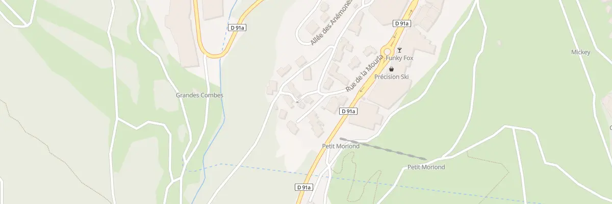 Plan du 160 Rue du Petit-Moriond à Courchevel