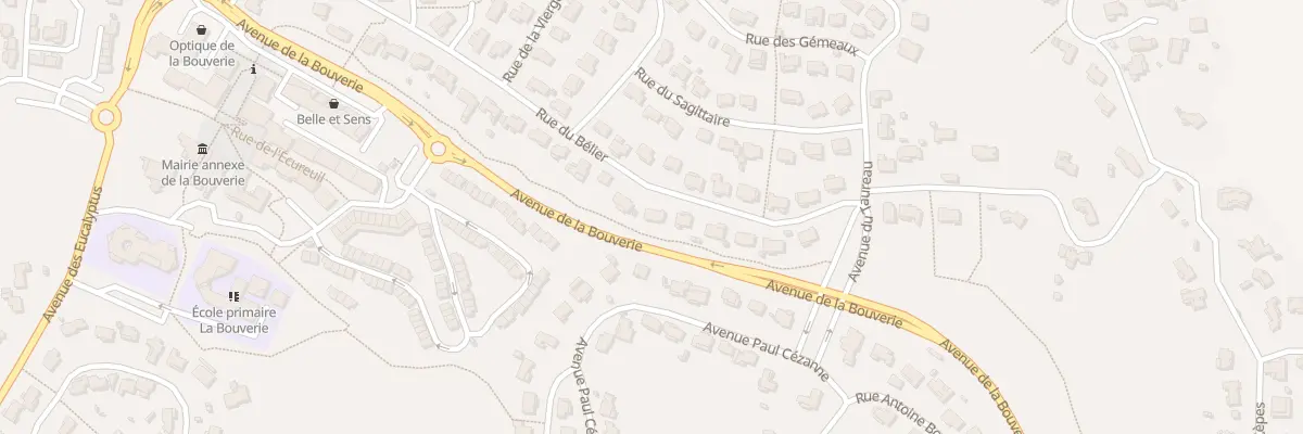 Plan du 71 Rue du Belier à Roquebrune-sur-Argens