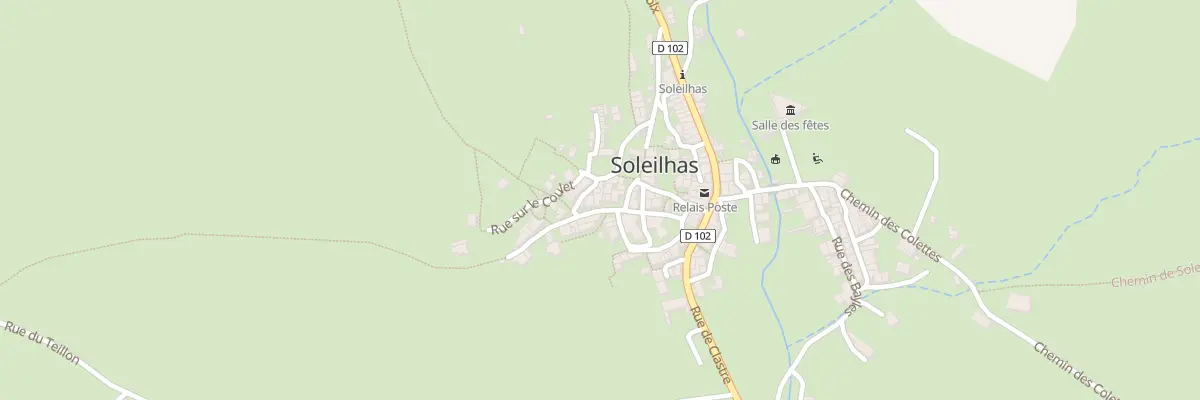 Plan du 5091 Le Village à Soleilhas