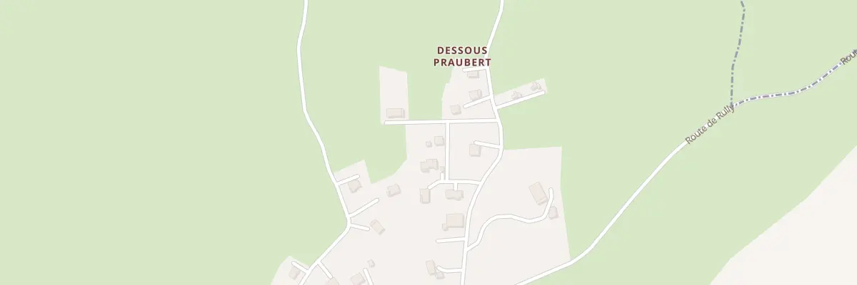 Plan du 500 Che du Champ des Grives à Saint-Paul-en-Chablais