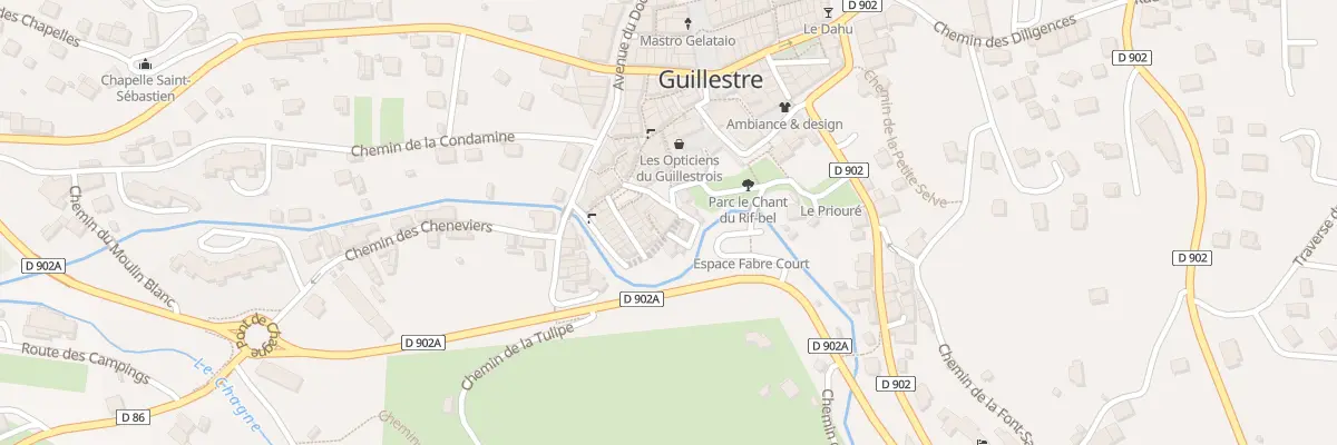 Plan du 11 Rue des Pélerins à Guillestre