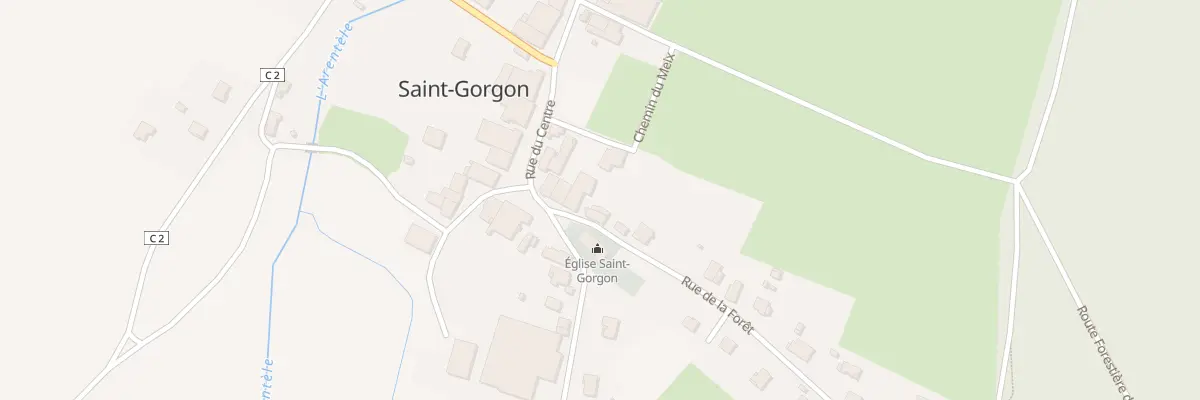 Plan du 1 Rue de la Forêt à Saint-Gorgon