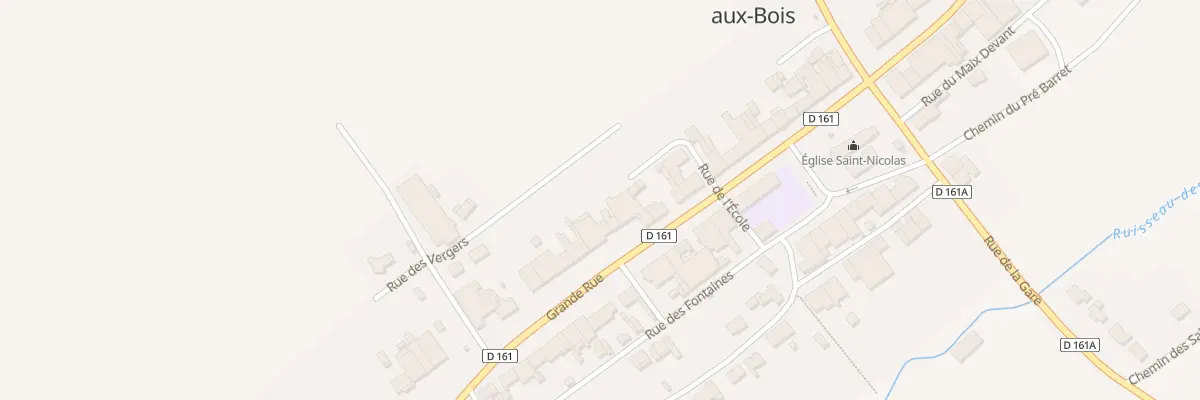 Plan du 39 Grande Rue à Laneuveville-aux-Bois