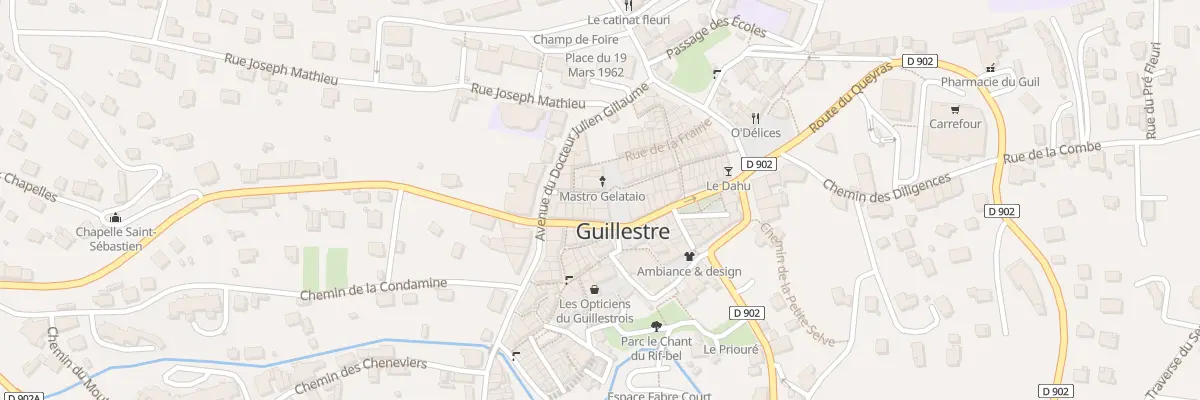 Plan du 3 Pl du Général Albert à Guillestre