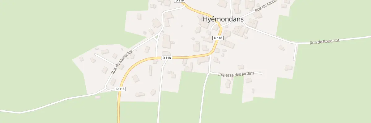 Plan du 7 Grande Rue à Hyémondans