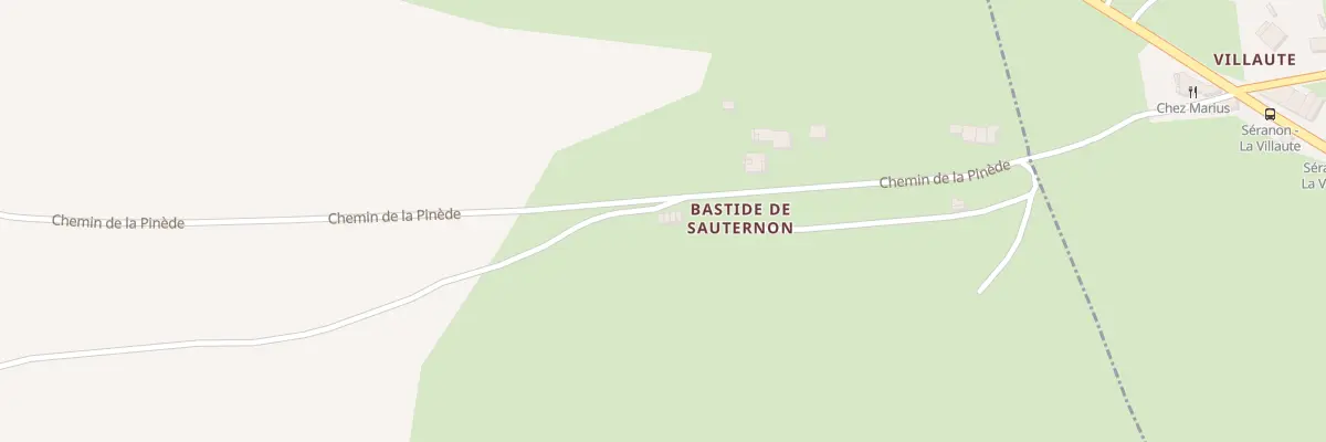 Plan du 702 Che de la Pinede à La Bastide