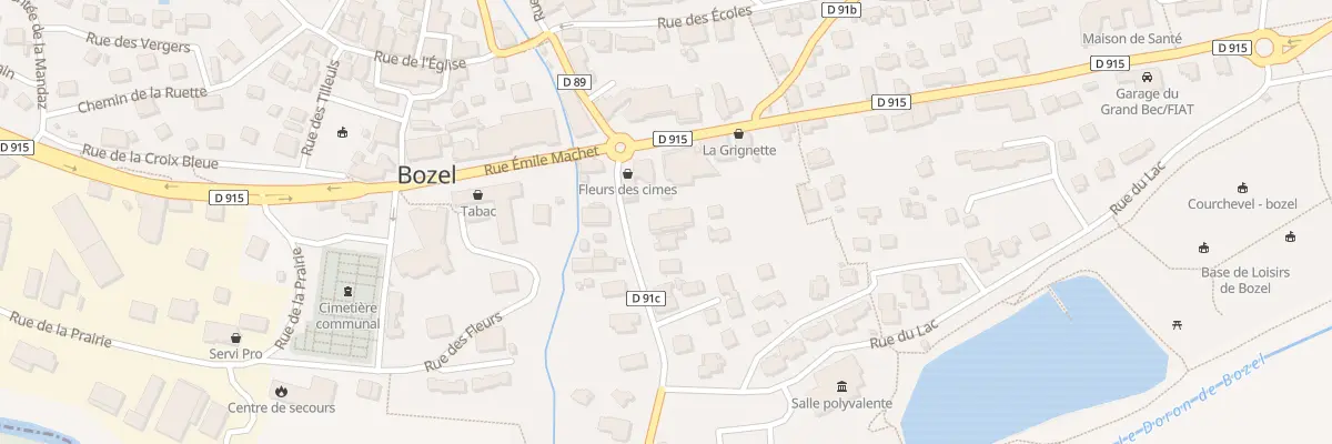 Plan du 49 Rte des Moulins à Bozel