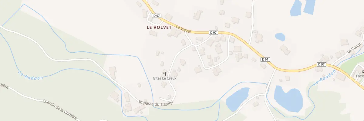 Plan du 89 Le Volvet à Fresse