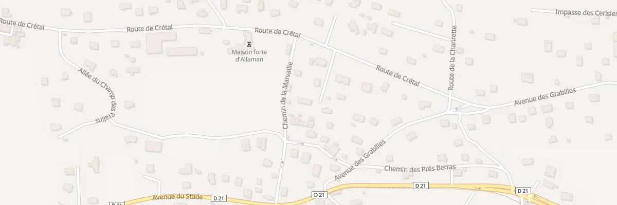 Plan du 42 Rte de Crétal à Lugrin