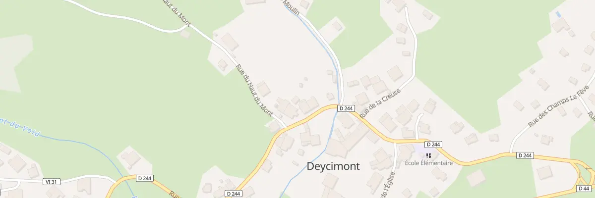 Plan du 27 Rue Principale à Deycimont