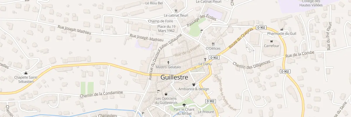 Plan du 8 Pl du Général Albert à Guillestre