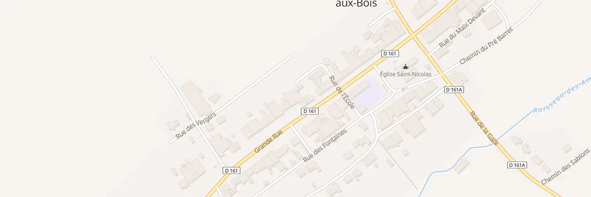 Plan du 41 Grande Rue à Laneuveville-aux-Bois