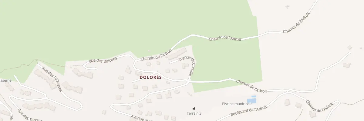 Plan du 1 Av de Cornille à Barcelonnette