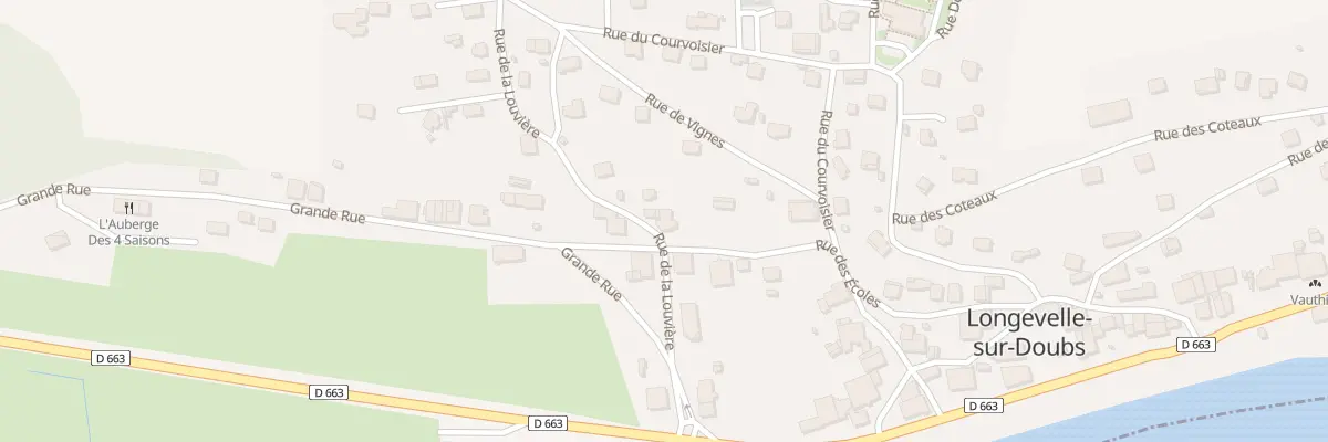 Plan du 4 Rue de la Louvière à Longevelle-sur-Doubs
