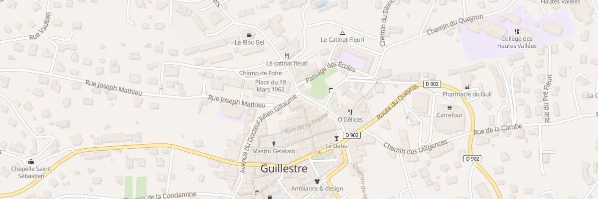 Plan du 13 Rue des Champs Elysées à Guillestre