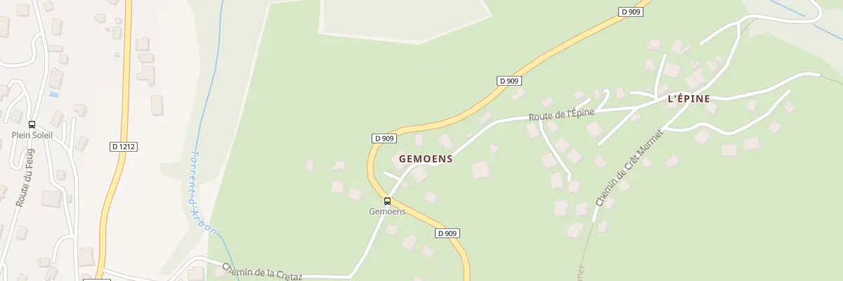Plan du 55 Rte de l’Epine à Combloux