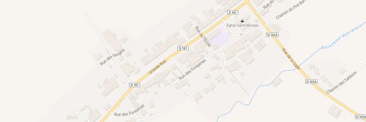 Plan du 38 Grande Rue à Laneuveville-aux-Bois