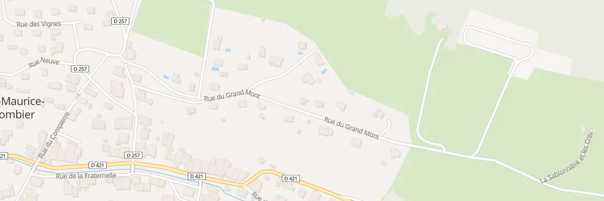Plan du 14 Rue du Grand Mont à Saint-Maurice-Colombier