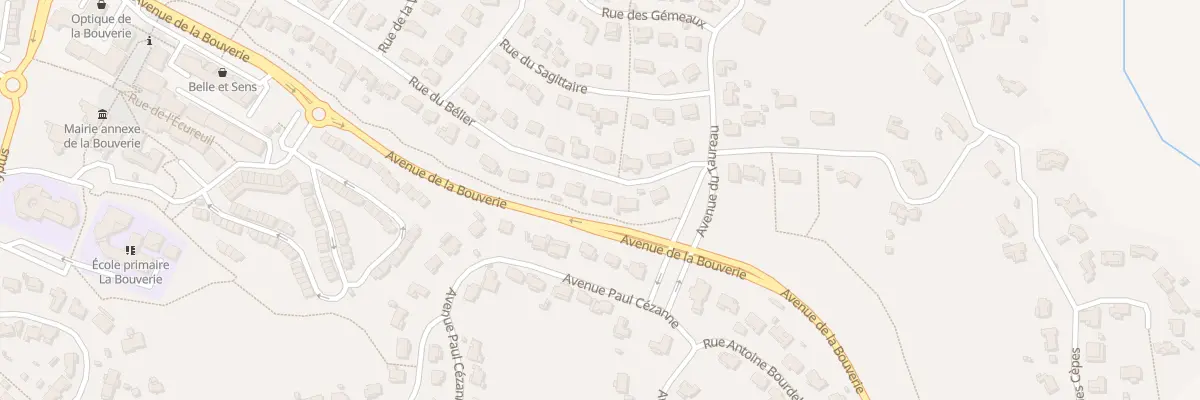 Plan du 79 Rue du Belier à Roquebrune-sur-Argens