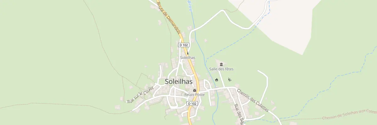 Plan du 7048 Le Village à Soleilhas