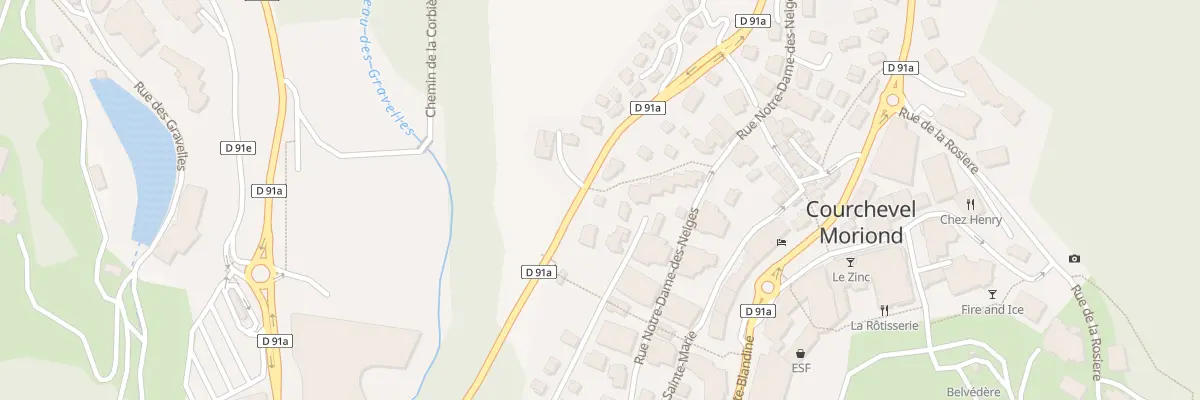 Plan du 198 Rue de l’Aiguille-du-Fruit à Courchevel
