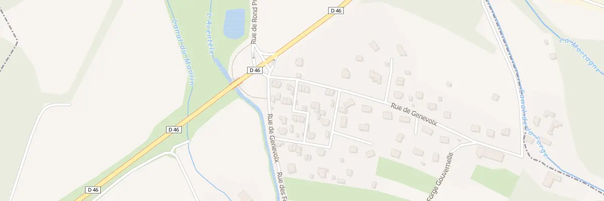 Plan du 16 Rue de Genevoix à Saint-Gorgon