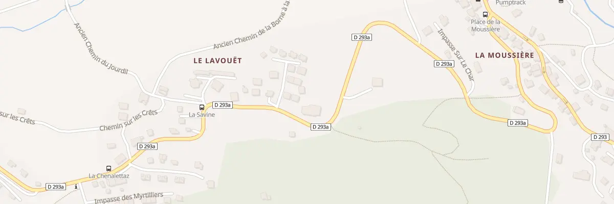 Plan du 1714 Rte de la Moussière d’en Haut à Saint-Jean-d’Aulps