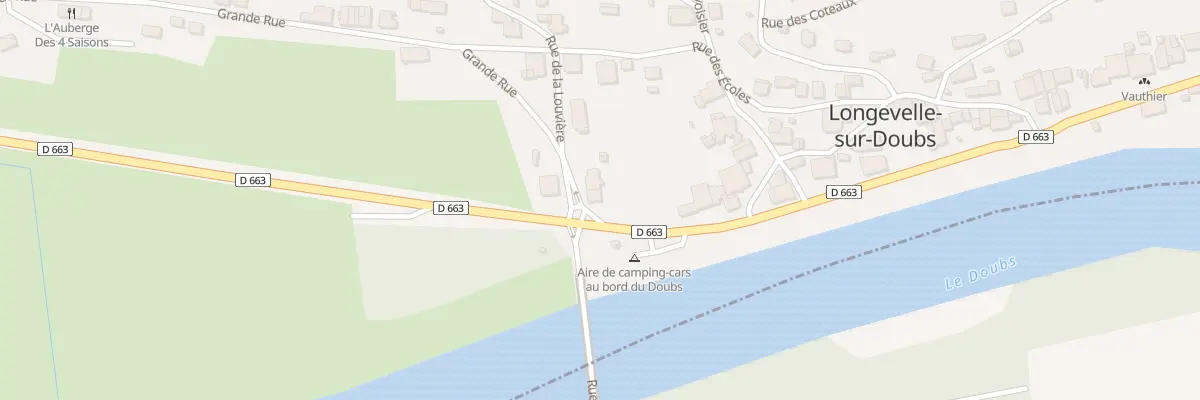 Plan du 61 Gr Grande Rue à Longevelle-sur-Doubs