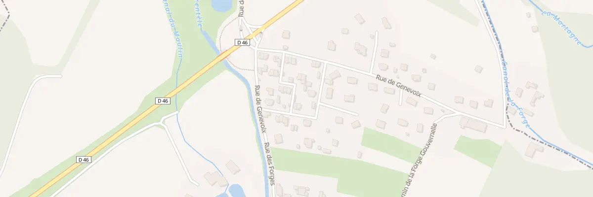 Plan du 36 Rue de Genevoix à Saint-Gorgon