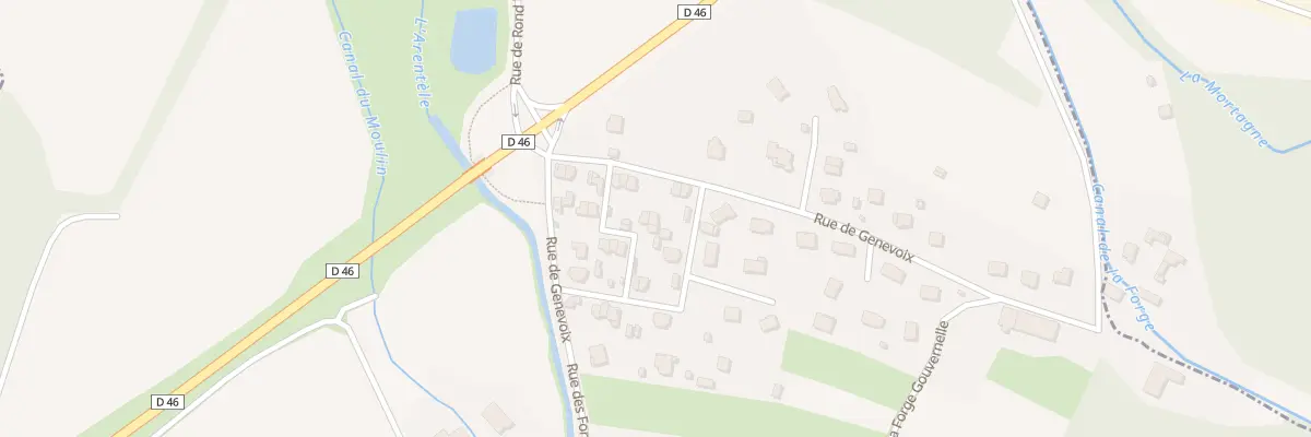 Plan du 34 Rue de Genevoix à Saint-Gorgon