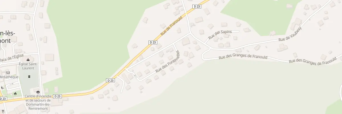 Plan du 220 Rue des Fontenelles à Dommartin-lès-Remiremont