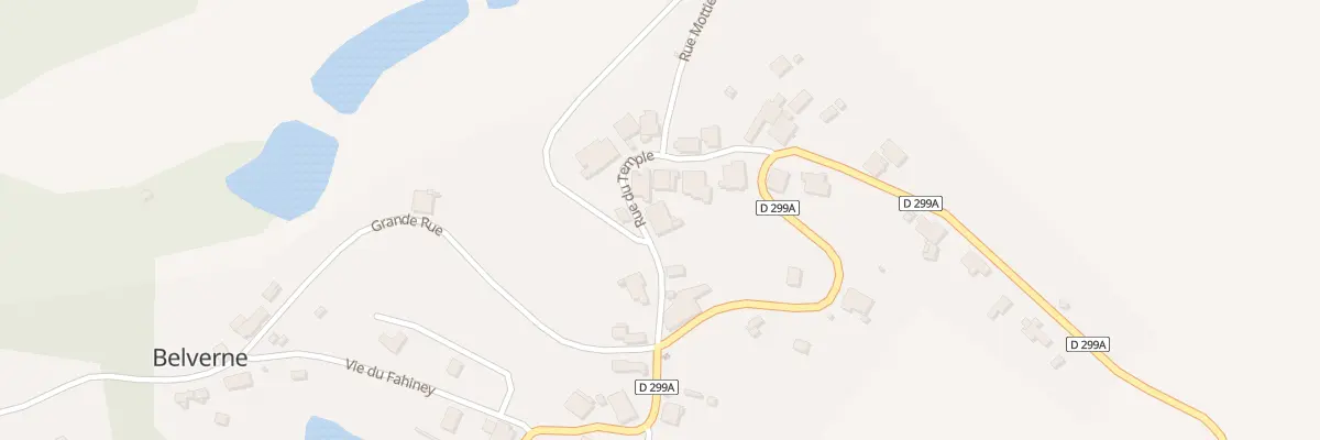 Plan du 2 Rue du Temple à Belverne
