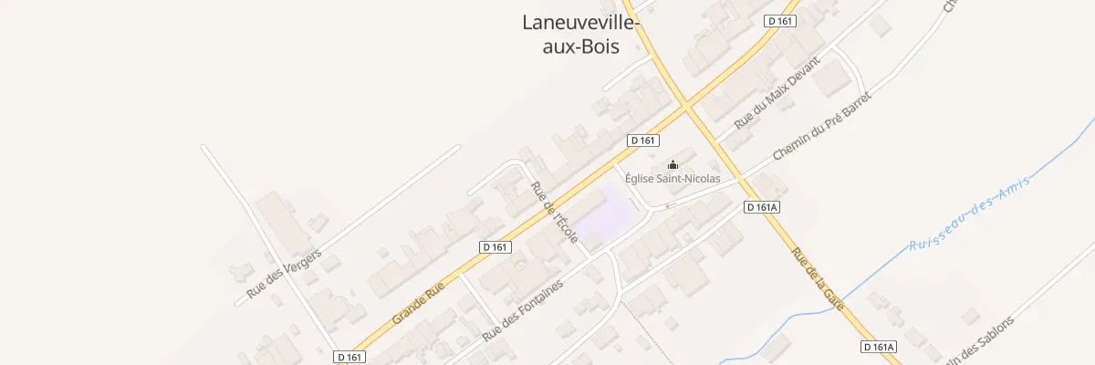 Plan du 51 Grande Rue à Laneuveville-aux-Bois