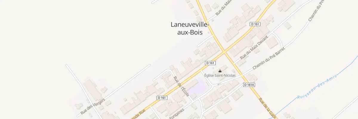 Plan du 53 Grande Rue à Laneuveville-aux-Bois