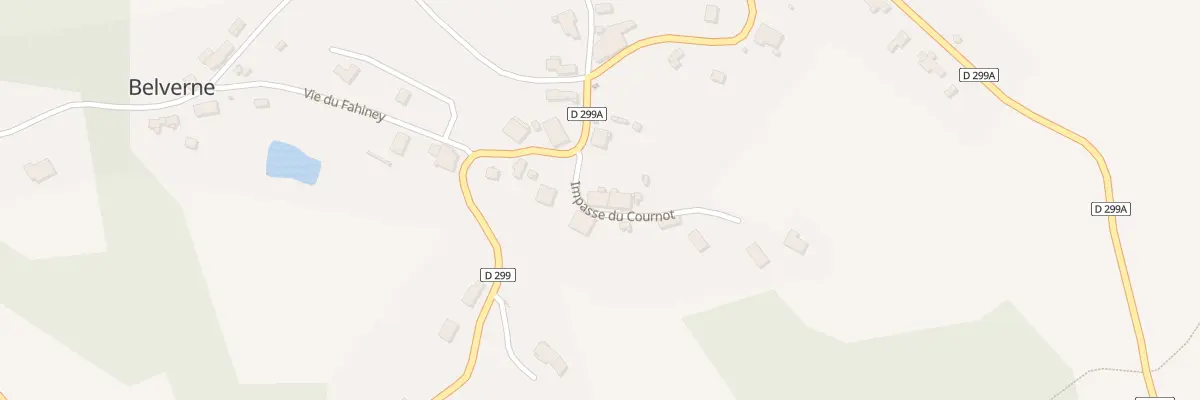 Plan du 1 Imp du Cournot à Belverne