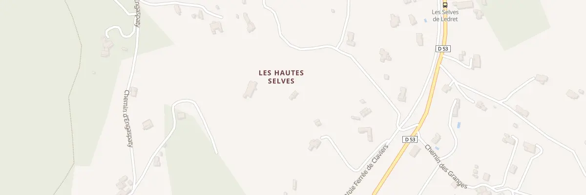 Plan du 6593 Les Hautes Selves à Seillans