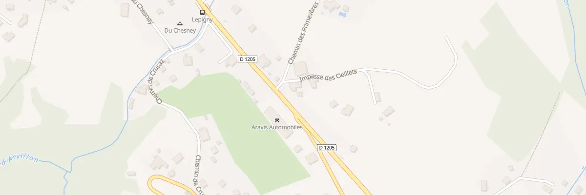 Plan du 820 Rte de Sallanches à Domancy