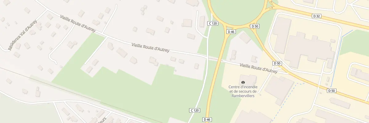 Plan du 30 Rte Vieille Route d’Autrey à Rambervillers