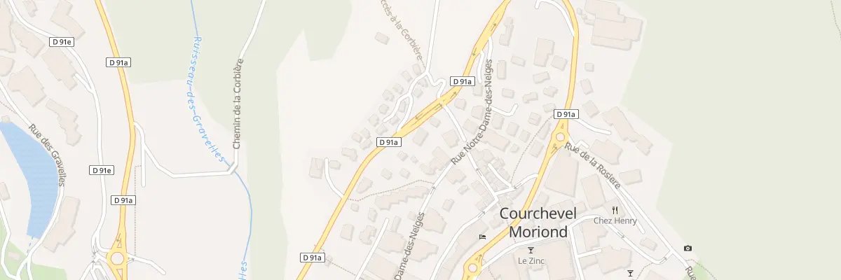 Plan du 320 Rue de l’Aiguille-du-Fruit à Courchevel